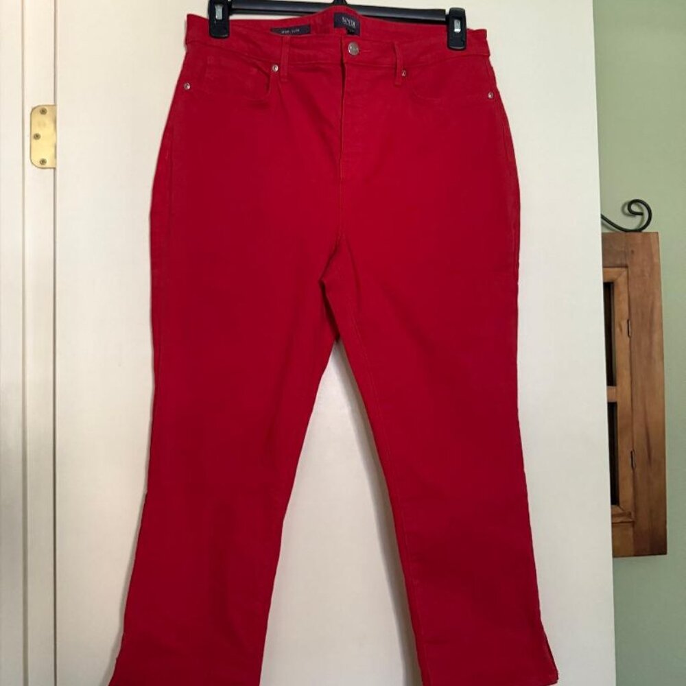NYDJ 16 petite Red Sheri Slim jeans